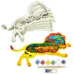 3D Wooden coloring kit Lion