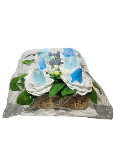 Decorative soap flowers "Espirais Azulados"