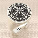 925 Sterling silver compass ring