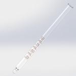 Graduated Glass Pipette for Droppers – Straight-Tip, 108mm 