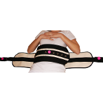 Canvas bed restraint belt magnet 105