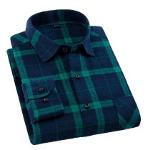Flannel Shirt Blue Green