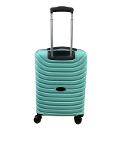 Cabin Size PP Unbreakable Travel Suitcase Water Green