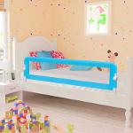 vidaXL Children's Bed Rails 2 pcs Blue 150x42 cm