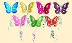 Set Of Confectionery Decorations "holiday Butterflies" (16 Units / Box) Shk