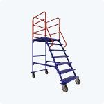 Mobile Staircase, Six Steps And One Flight Of Stairs. Lr 6.1