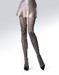 Ladies shiny tights with lurex producer