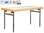 Folding table Hugo with HPL table top
