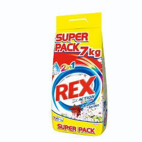 Rex 2in1 Japanese Garden, Washing Powder For Colored Fabrics, 7 Kg