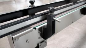 Hinged belt conveyor Stainl. steel hygienic system