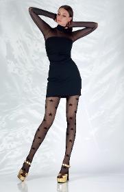 Ladies' star patterned tights producer