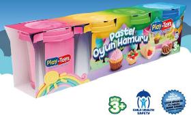 4 Colors X 100 Cr Pastel Play Dough