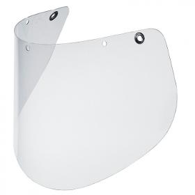 Face shield made of polycarbonate, clear