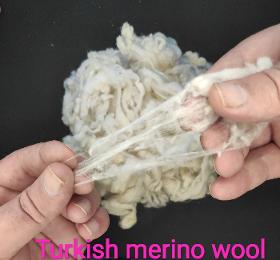 Turkish Merino Wool Washed and cleaned No. 102