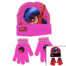 Manufacturer kids cap and gloves licenced Miraculous