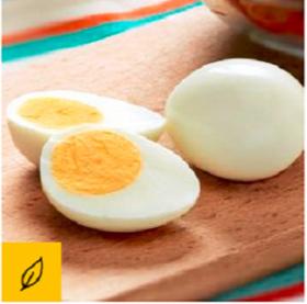 Shelled hard-boiled egg