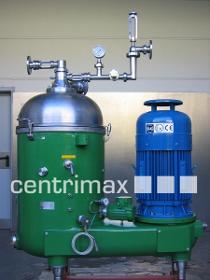 Solid wall disc centrifuge