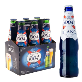 kronenbourg 1664 blanc Beer in blue 25cl 33cl bottles 50cl