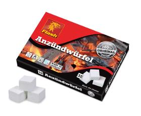 Firelighter paraffin-based 32 cubes in a box