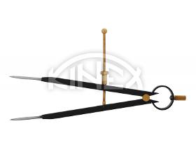 Spring bow divider with spring KINEX BLACK COAT...