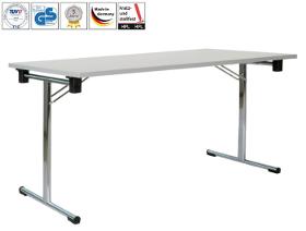 Folding table SINGLE with HPL table top