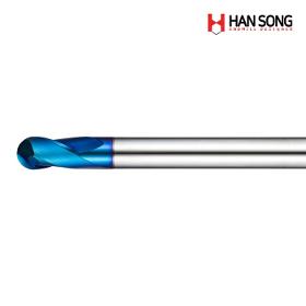 Super Hardened High Speed 2Flutes Ball Nose Carbide End Mill