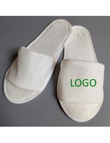 Non-woven honeycomb disposable slippers with printed logo