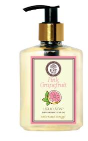 Organic Olive Oil Pink Grapefruit Liquid Soap Soap 250 ml Plastic Bottle
