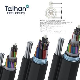 Figure 8 Aerial fiber optic cable