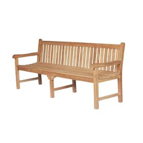 wooden garden bench teak 220 cm