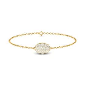 Sparkling Oval Pave Cocktail Bracelet