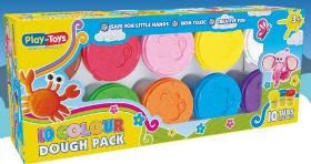 10 Colors X 30 G Play Dough