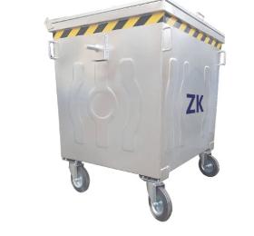 770 Liter Metal Waste Container