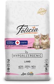 Felicia Low Grain Kitten Cat Food With Lamb 12 Kg