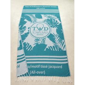 Turkish beach towel custom design jacquard woven