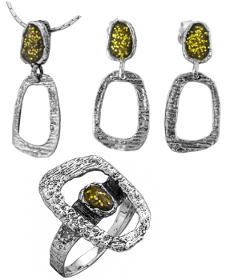 Sterling Silver 925 Set with Enamel for wholesale