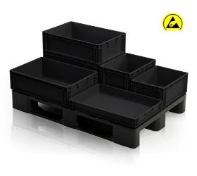 ESD Euro containers 20x15,30x20,40x30,60x40,80x60