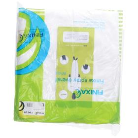 Disposable spray overall white