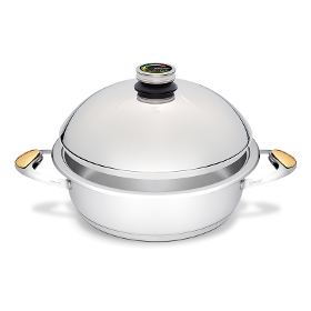 Casserole, 5.0 ltr, Ø 28cm with lid and analog thermocontrol