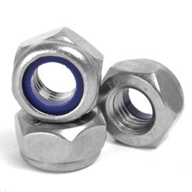 M6 - 6mm Nyloc Nuts Nylon Insert Nuts Type T Stainless Steel
