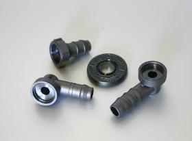 Plastic parts for ventilation systems