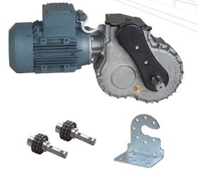 motor and gearbox 