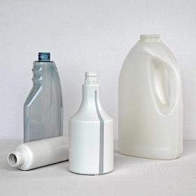 PLASTIC BOTTLES MADE OF RECYCLATE