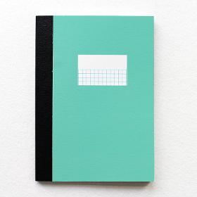 Notebook XS -Bald Square  02 - Seagreen