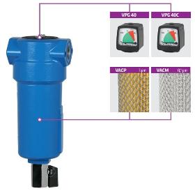 Vacuum pump protection filters - P-VAC
