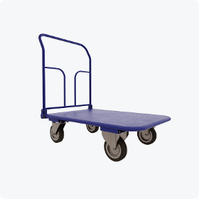 Platform Trolley With Folding Handle And Pedal Transformation System. Tpsr Mp