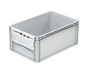 basicline containers with front flaps 600 x 400 x 270 mm