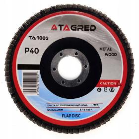 TAGRED Flap disc 125mm thick 40