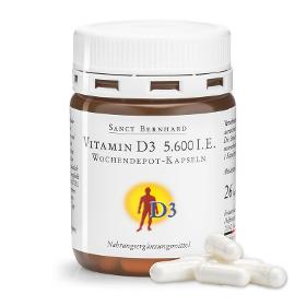 Vitamin D3 5.600 I.U. Weekly Depot Capsules