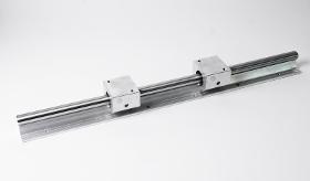Linear unit with rail